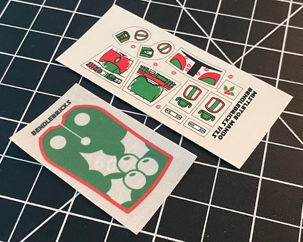 Bendlebricks Exclusive 1/25 Mistletoe Mando (Decal + Cloth Set)