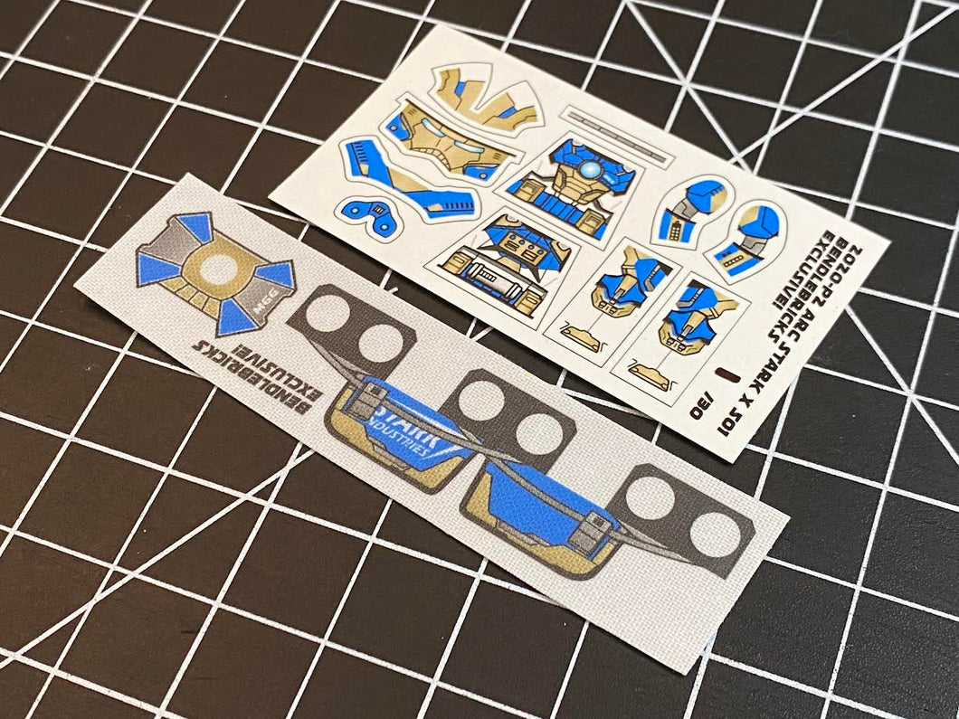 Bendlebricks Exclusive 1/30 2020-P2 ARC Stark X 501 (decal + cloth)