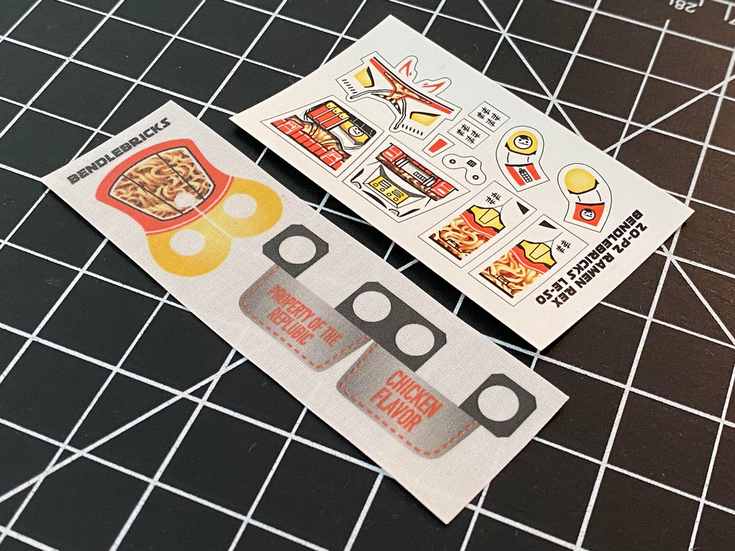 Bendlebricks Exclusive 1/50 2020 P2 Ramen Rex (decal + cloth)