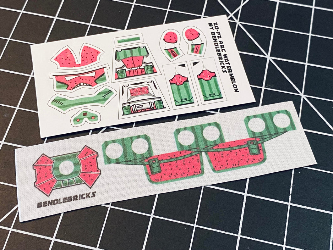 Bendlebricks 2020 P2 ARC Watermelon (decal + cloth)